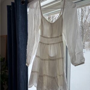 Altar'd State Cream Mini Dress